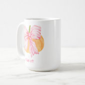 水の色コケットグランドミレニアルボーカンプキン コーヒーマグカップ (正面左)