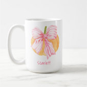 水の色コケットグランドミレニアルボーカンプキン コーヒーマグカップ (左)