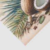 水の色ココナッツトロピカルデクページ 薄葉紙 (詳細)