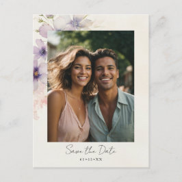 水の色コスモス花の写真を保存する日付 ポストカード