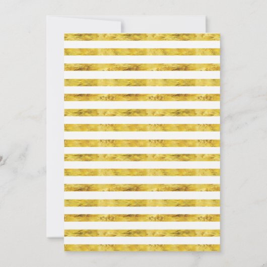 水の色コーラル、ピーチとピンクのバラの金ゴールド 招待状 (裏面)