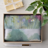 水の色ゴールデンドルドッグワイルドフラワーデコップページ 薄葉紙 (ギフト)