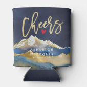 水の色ゴールデンマウン結婚ズの応援を愛する 缶クーラー (裏面)