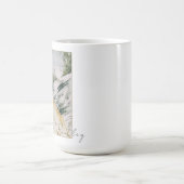 水の色ゴールデン誇りを持ったレトリバードッグパーソナライズ コーヒーマグカップ (中央)