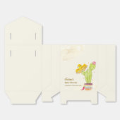 水の色サボタコス'ベビーの赤ちゃんシャワーを取る フェイバーボックス (見開き)