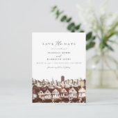 水の色サンフランシスコカリフォルニアシティースクリーン ポストカード (スタンド正面)