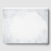 水の色サーカス動物ベビーシャワー ゲストブック (裏面)