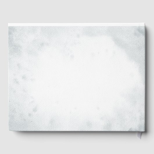 水の色サーカス動物ベビーシャワー ゲストブック (裏面)