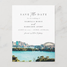 水の色シドニー・オーストラリア・スカイラインの目的地 ポストカード