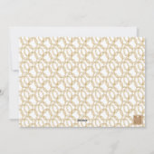 水の色シャンパンバーカート新年の写真 シーズンカード (裏面)