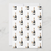 水の色シャンパーニュsipホレイバースデーパーティー 招待状 (裏面)