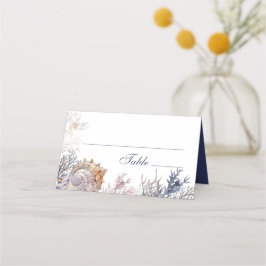 水の色シーシェルズコ結婚ラル プレイスカード