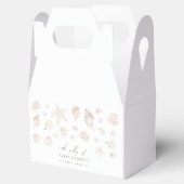 水の色シーシェルズパールコースタルボホ結婚ズ フェイバーボックス