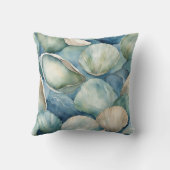 水の色シーシェルブルーベージュコースト クッション (裏面)