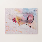 水の色ジグソーパズルガールドカラフルリームズ ジグソーパズル (横)