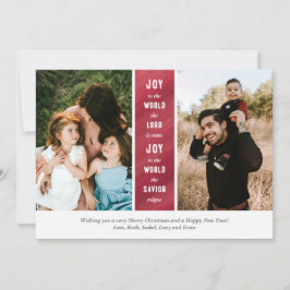 水の色ジョイクリスマスホリデーカード シーズンカード