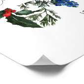 水の色ジョン1:14クリスマスポスター ポスター (角)