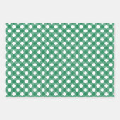 水の色ジンジャーブレッドの甘いクリスマスの願い ラッピングペーパーシート (正面2)