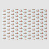 水の色ジンジャーブレッドハウスキュートメリークリスマス 薄葉紙 (正面)