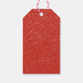 水の色ジンジャーブレッドハウスメリークリスマス ギフトタグ (裏面)