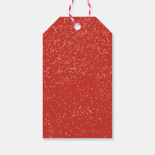 水の色ジンジャーブレッドハウスメリークリスマス ギフトタグ (裏面)