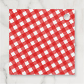 水の色ジンジャーブレッド子供のギフトラベル フェイバータグ (裏面)