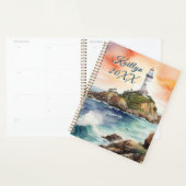 水の色スケッチバイロンベイライトハウスモノグラム | プランナー手帳 (ディスプレー)