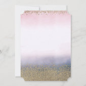 水の色スターズグラデーションケーキダイヤモンド甘い16 招待状 (裏面)