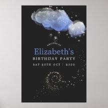 水の色スターズナイトスカイバースデーパーティーへようこそ