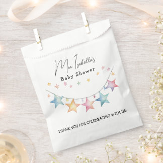 水の色スターズ赤ちゃんシャワー好意バッグ フェイバーバッグ