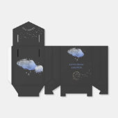 水の色スターナイトスカイボーイベビーシャワー フェイバーボックス (折り畳みなし)