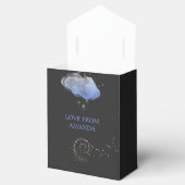 水の色スターナイトスカイボーイベビーシャワー フェイバーボックス (オープン)