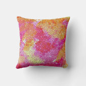 水の色ステンドグラスのアメリカのMoJo枕 クッション (裏面)