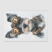 水の色ステームパンクシュナウツァードッグCC8デコページ 薄葉紙 (正面)