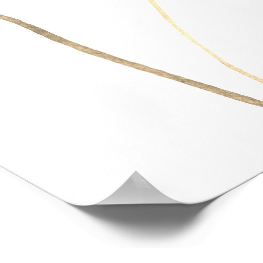 水の色ストーク赤ちゃんシャワーへようこそ ポスター (角)