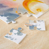 水の色スプラッシュキャット702デジタルアート ジグソーパズル (側面)