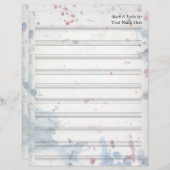 水の色スプラッシュシー空白のト音楽10 Stave (正面/裏面)