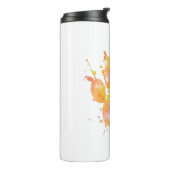 水の色スプラッシュドッグポープリント タンブラー (回転左)