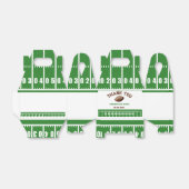 水の色スポーツサッカーベビーシャワー フェイバーボックス (折り畳みなし)