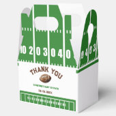 水の色スポーツサッカーベビーシャワー フェイバーボックス (オープン)