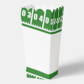 水の色スポーツサッカーベビーシャワー フェイバーボックス (裏面)