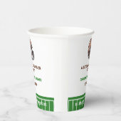 水の色スポーツサッカーベビーシャワー 紙コップ (右)