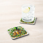 水の色セントパトリックの日ビール、コイン&シャムロック コースター (右側)