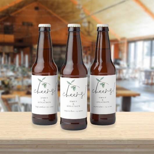 水の色セージEucalyptus応援名結婚ズ ビールラベル