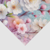 水の色ソフトパステルの花 薄葉紙 (詳細)