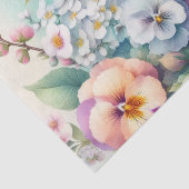 水の色ソフトパステルの花 薄葉紙 (詳細)