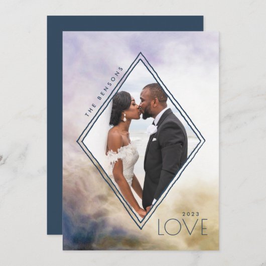 水の色ダイヤモンドラブブルー金ゴールドゲート シーズンカード (正面/裏面)