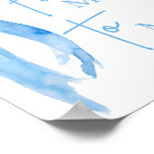 水の色ダスティブルーボウからミセスサインまで ポスター (角)