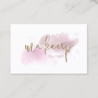 水の色ダスティメイブ赤面メイクアップ 名刺