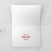 水の色ダッシュンドドッグバレンタインデーセーター カード (内部)